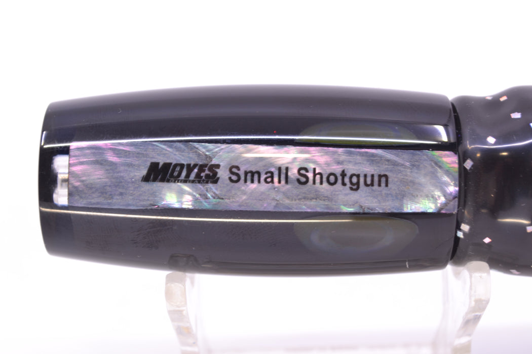Moyes Lures Black Pearl Black Back Taxi Eyes Small Shotgun 9" 4oz Skirted Black *SCRATCHED*