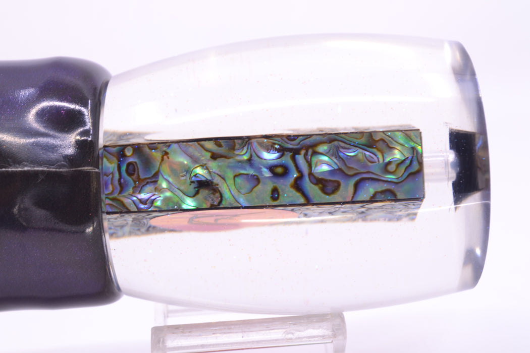 Bonze Lures Paua Shell Red Eyes Hulk 16" 16oz Fire Tailz Vinyl Grape Juice