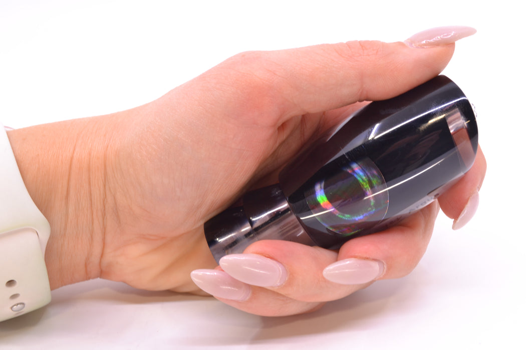 Moyes Lures Black Death Black Pearl Black Back Taxi Eyes Medium Argus 12" 3.5oz