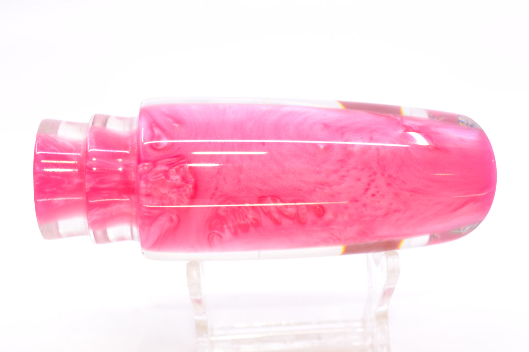 Koya Lures Clear Mirrored Pink Back Red Eyes Small 614 10" 5oz