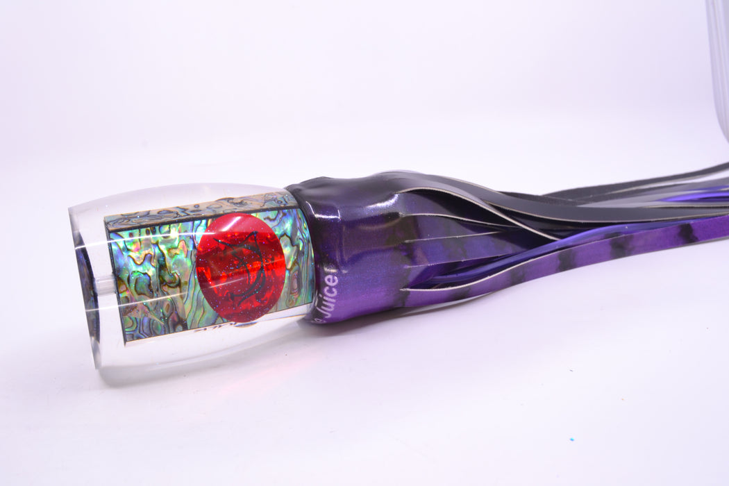 Bonze Lures Paua Shell Red Eyes Hulk 16" 16oz Fire Tailz Vinyl Grape Juice