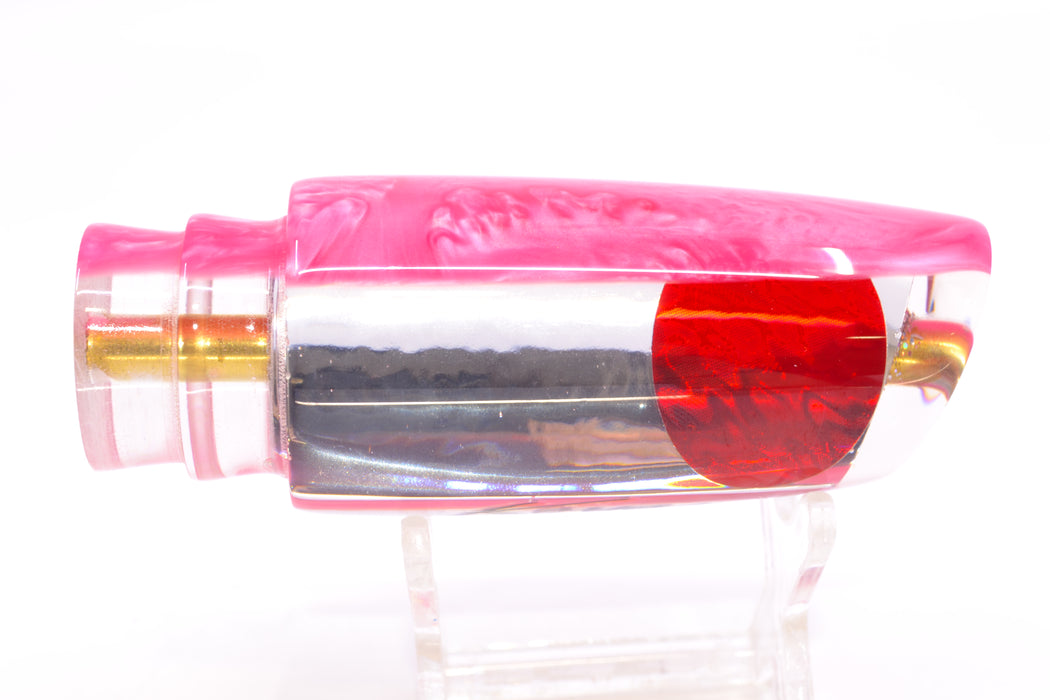 Koya Lures Clear Mirrored Pink Back Red Eyes Small 614 10" 5oz