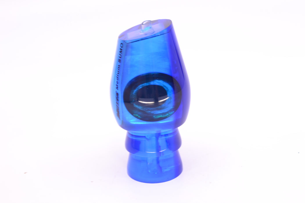Moyes Lures Ice Blue MOP Blue Back Taxi Eyes Medium Sumo 12" 3.7oz GZE