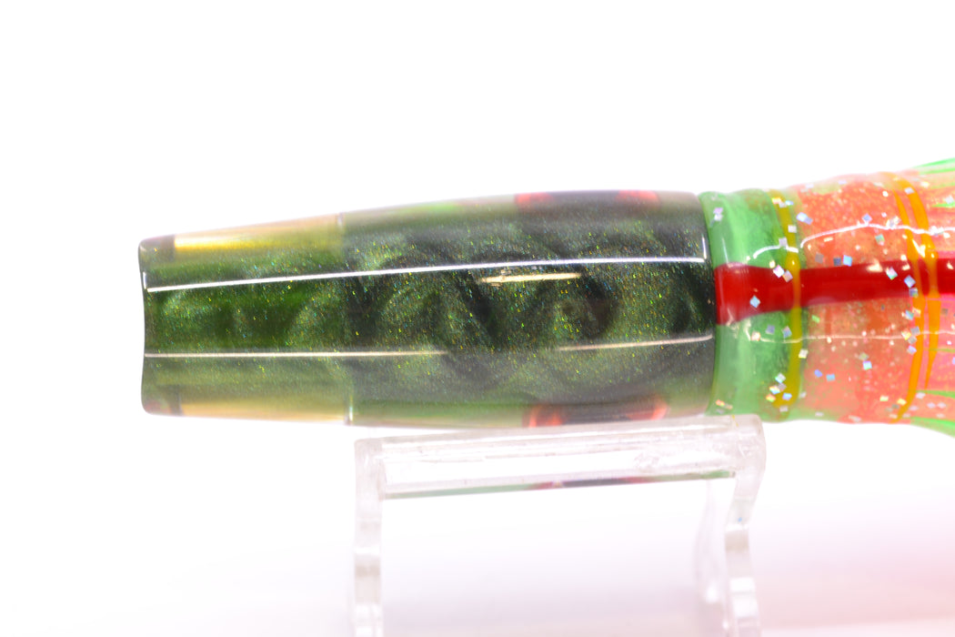 Big Reidee Green Shell Green Back 4-Hole Scoop Face 9" 6oz Skirted Green/Pink