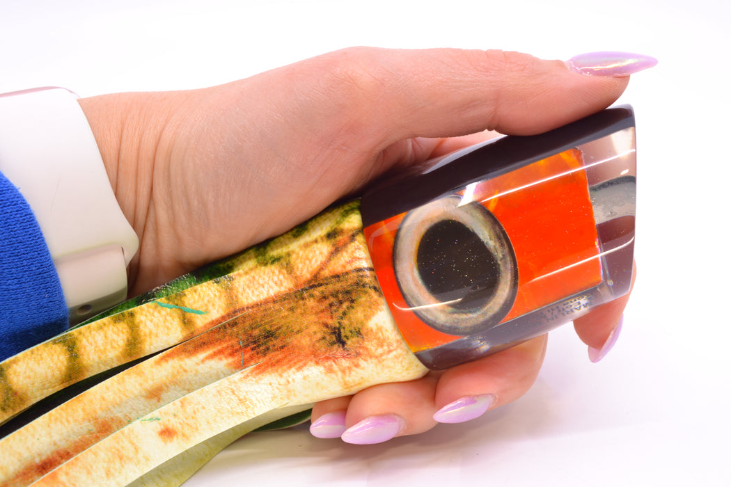 Marlin Magic Orange MOP Black Back Taxi Eyes Ruckus 12" 9oz ALV Vinyl Fire Mackerel GZE