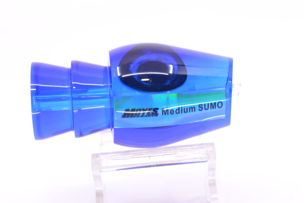 Moyes Lures Ice Blue MOP Blue Back Taxi Eyes Medium Sumo 12" 3.7oz GZE