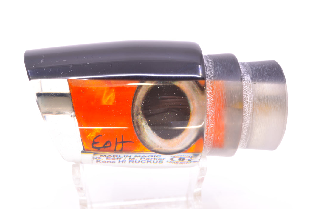 Marlin Magic Lures Orange MOP Black Back Taxi Eyes Ruckus 12" 7.2oz