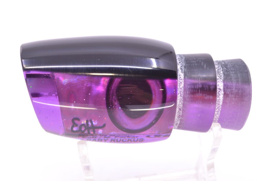 Marlin Magic Lures Purple Awabi Black Back Taxi Eyes Baby Ruckus 10" 4oz