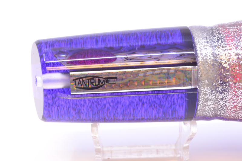 TANTRUM Lures Paua Shell Purple Back Large Kaboom 12" 11oz Skirted Purple-Silver
