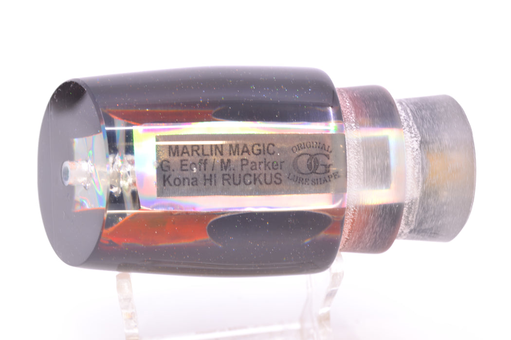 Marlin Magic Lures Orange MOP Black Back Taxi Eyes Ruckus 12" 7.2oz