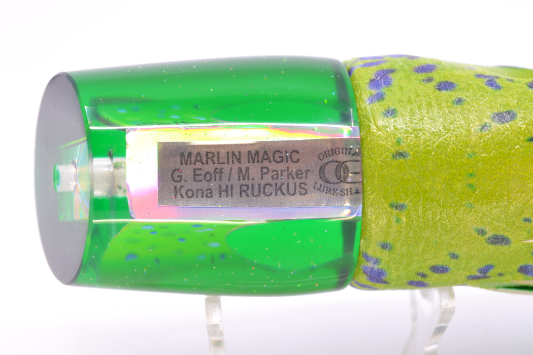 Marlin Magic Mahi MOP Green Back Taxi Eyes Ruckus 12" 9oz ALV Vinyl Mahi Green GZE