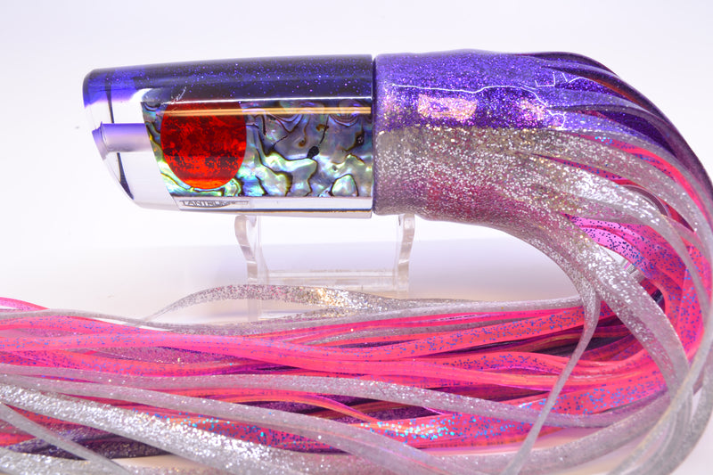 TANTRUM Lures Paua Shell Purple Back Large Kaboom 12" 11oz Skirted Purple-Silver