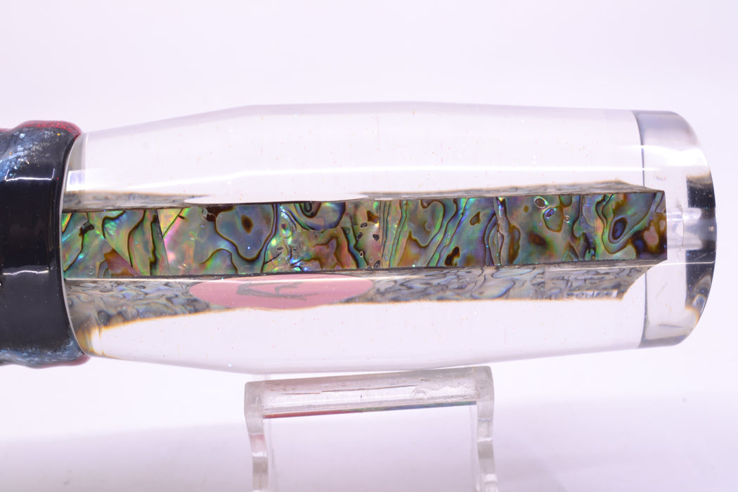 Bonze Lures Paua Shell Red Eyes Spellbound 14" 14oz Skirted Evil