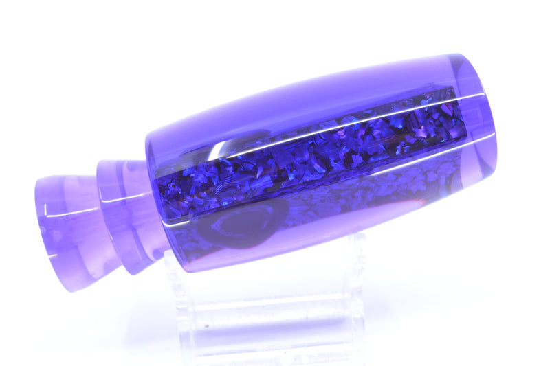 Moyes Lures Light Purple S&P Purple Back Taxi Eyes Medium Plunger 12" 5oz GZE