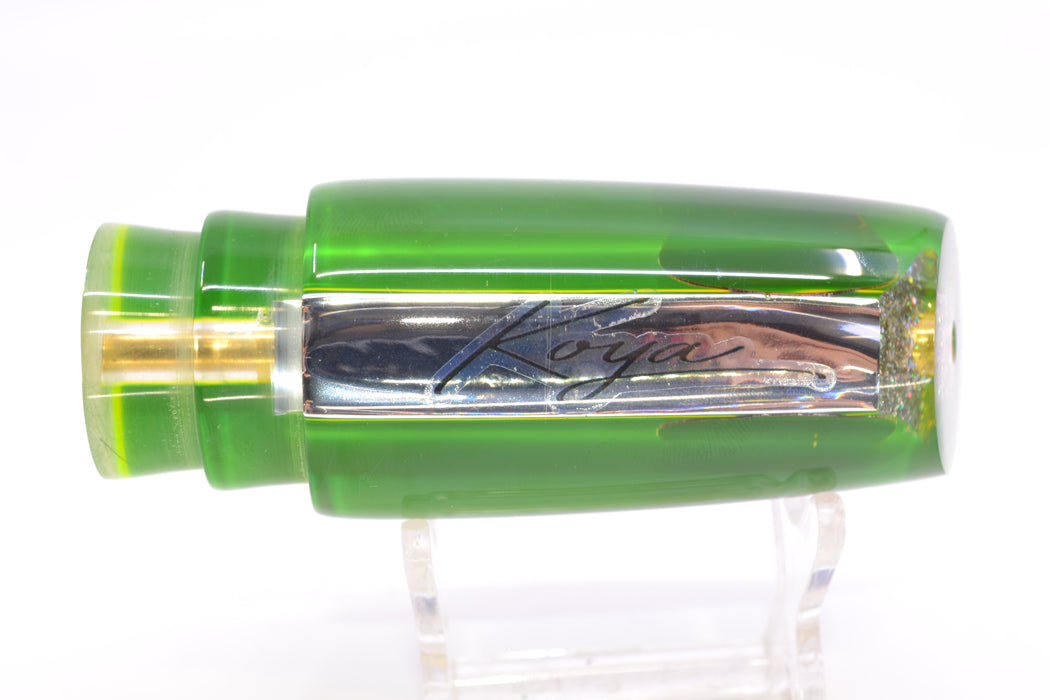 Koya Lures Clear Mirrored Blue-Yellow Back Red Eyes Small 614 10" 5oz GZE