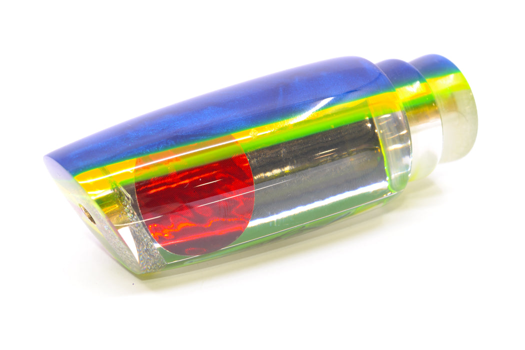 Koya Lures Clear Mirrored Blue-Yellow Back Red Eyes Small 614 10" 5oz GZE