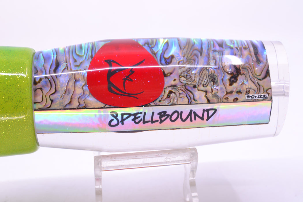 Bonze Lures Paua Shell Red Eyes Spellbound 14" 12oz Fire Tailz Vinyl Mahi