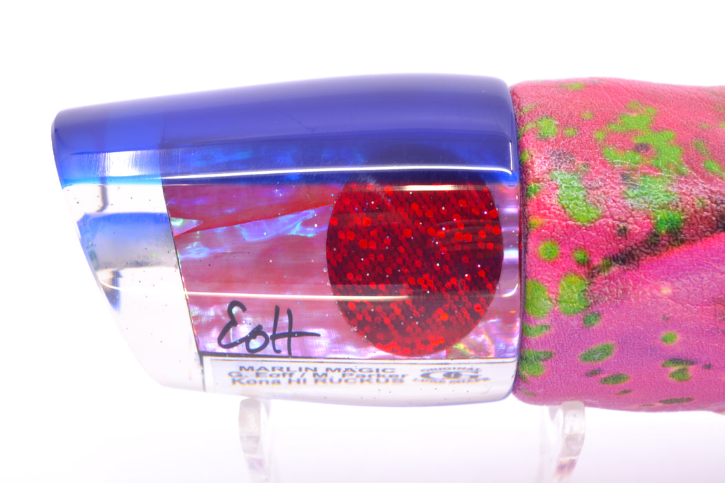 Marlin Magic Pink Awabi Blue Back Red Eyes Ruckus 12" 9oz ALV Vinyl Mahi Pink GZE