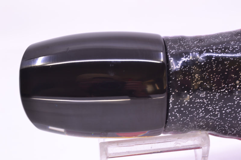 Marlin Magic Purple MOP Black Back Red Eyes Smokey Joe 12" 10.5oz Skirted Black-Purple