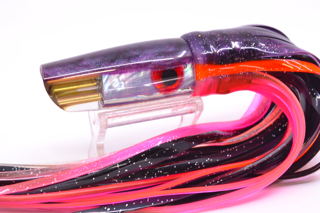 Big Reidee Purple Abalone Purple Back 4-Hole Scoop Face 9" 6oz Skirted Black/Pink