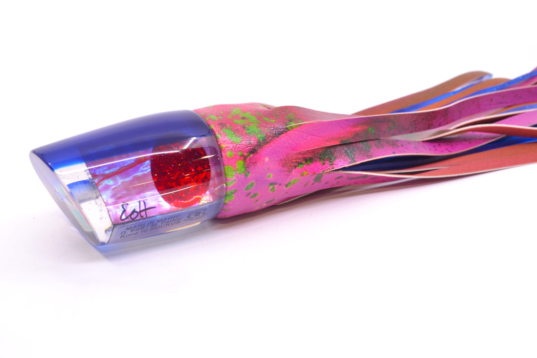 Marlin Magic Pink Awabi Blue Back Red Eyes Ruckus 12" 9oz ALV Vinyl Mahi Pink GZE