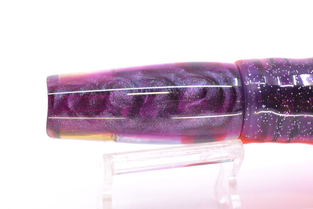 Big Reidee Purple Abalone Purple Back 4-Hole Scoop Face 9" 6oz Skirted Black/Pink