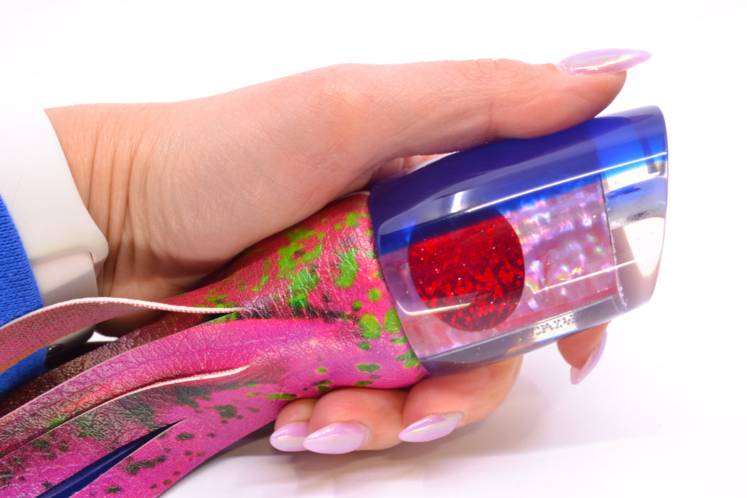 Marlin Magic Pink Awabi Blue Back Red Eyes Ruckus 12" 9oz ALV Vinyl Mahi Pink GZE