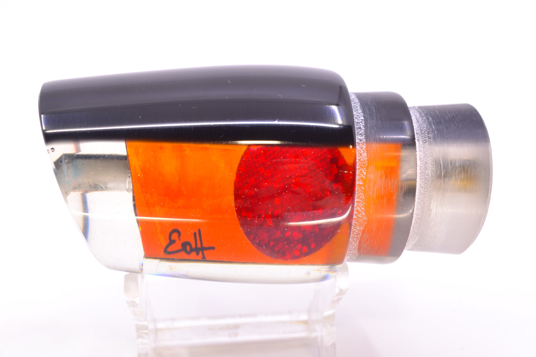 Marlin Magic Lures Orange MOP Black Back Red Eyes Ruckus 12" 7.2oz