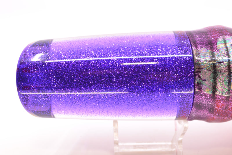 TANTRUM Lures White MOP Purple Back XXL Kaboom 16" 17oz Skirted Purple Aurora