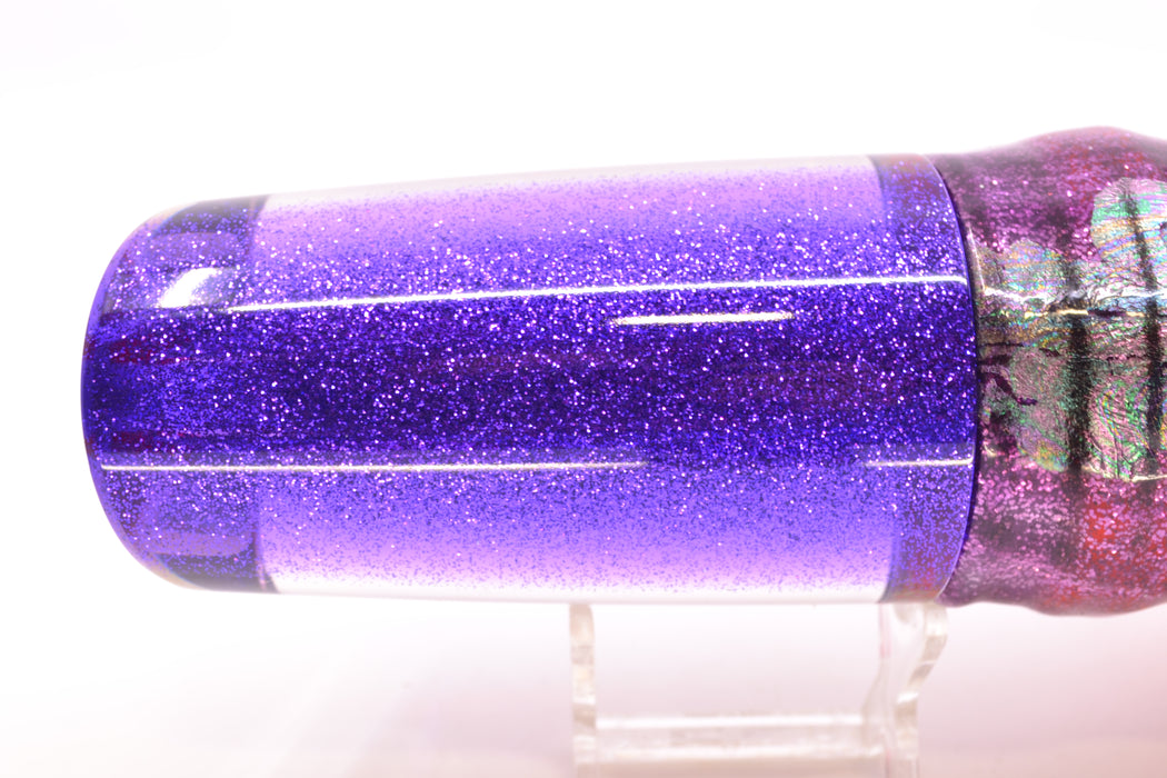 TANTRUM Lures White MOP Purple Back XXL Kaboom 16" 17oz Skirted Purple Aurora GZE