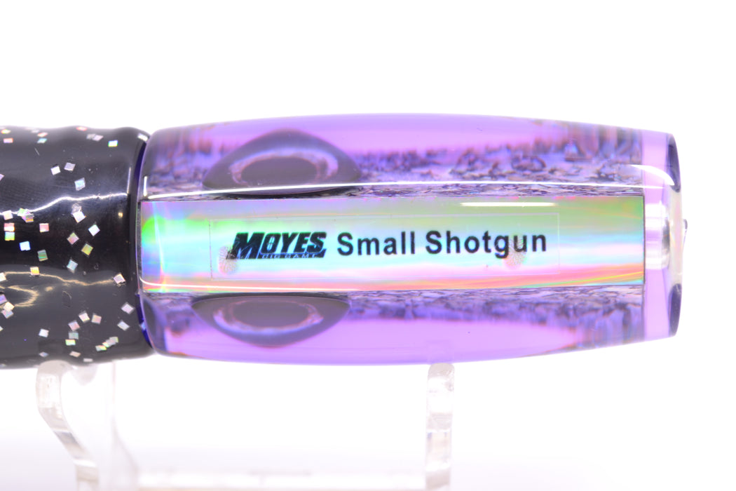 Moyes Lures S&P Purple Back Taxi Eyes Small Shotgun 9" 4oz Skirted Black/Purple