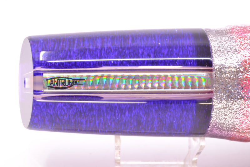 TANTRUM Lures White MOP Purple Back XXL Kaboom 16" 17oz Skirted Purple Aurora