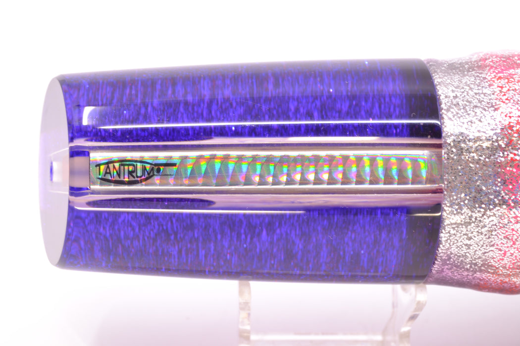 TANTRUM Lures White MOP Purple Back XXL Kaboom 16" 17oz Skirted Purple Aurora GZE