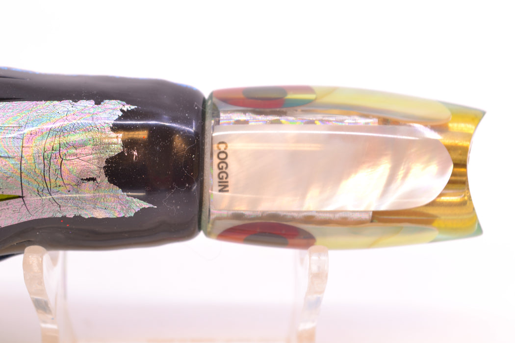 Coggin Lures MOP Blue-Yellow Back 4-Hole Hualalai Tado Scoop 7" 3oz Skirted Yellowfin