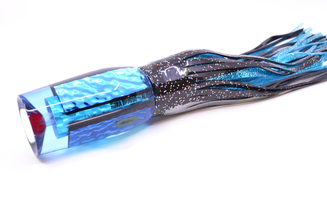 Aloha Lures Ice Blue Rainbow Ice Blue-Akule Dichro Kona Mongo 14" 12.5oz Skirted