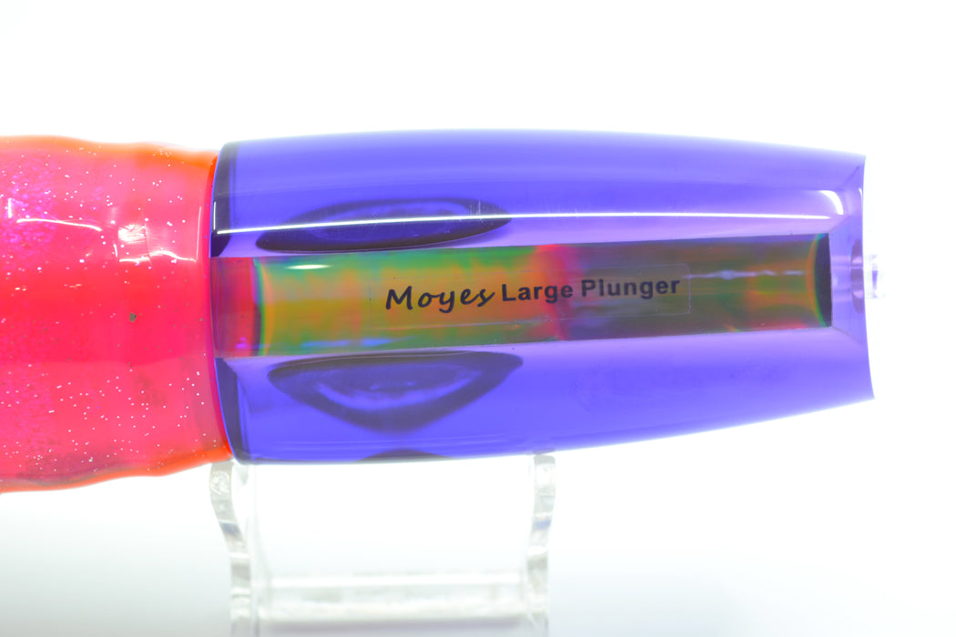Moyes Lures Light Purple MOP Purple Back Large Plunger 14" 14oz Skirted