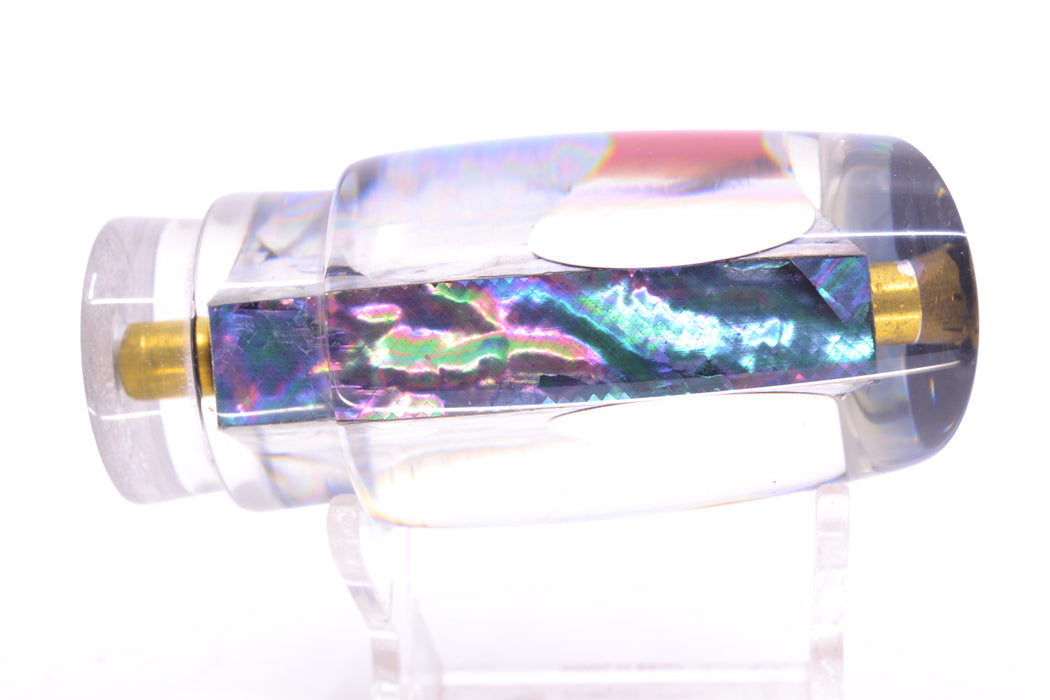 Koya Lures Blue-Purple Abalone Red Eyes Small Poi Dog 10" 3oz