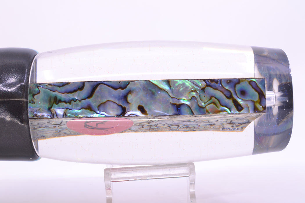 Bonze Lures Paua Shell Red Eyes Bankwalker Teaser 16" 22oz FT Vinyl Yellowfin Tuna