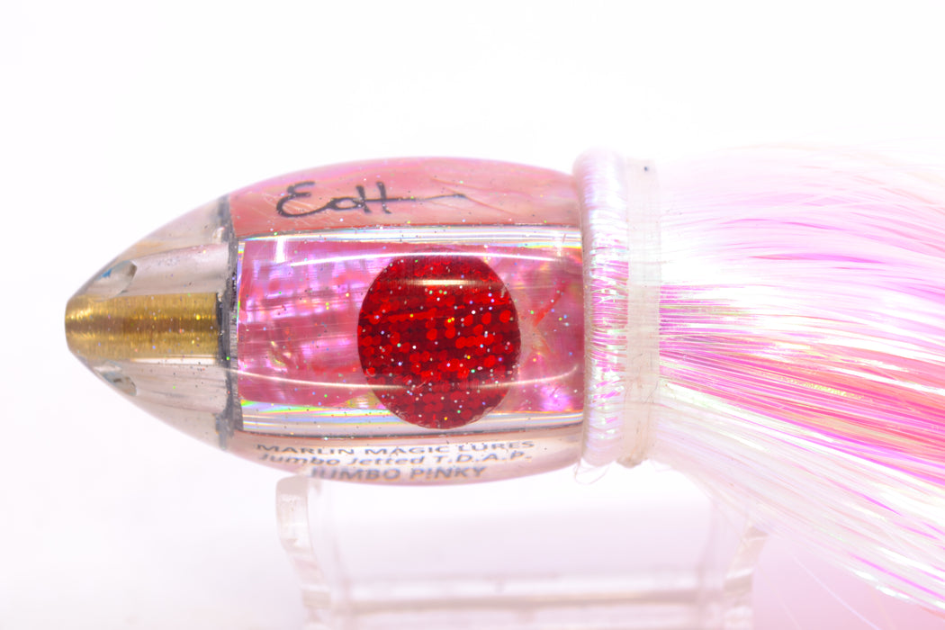 Marlin Magic Pink Awabi Jumbo Jetted Teardrop AP Bullet 9" 5.2oz Strobez White/Pink
