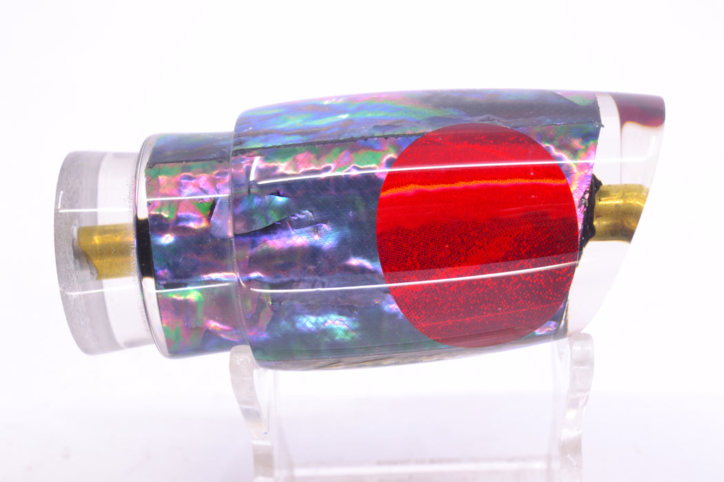 Koya Lures Blue-Purple Abalone Red Eyes Small Poi Dog 10" 3oz