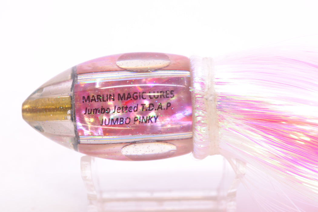 Marlin Magic Pink Awabi Jumbo Jetted Teardrop AP Bullet 9" 5.2oz Strobez White/Pink