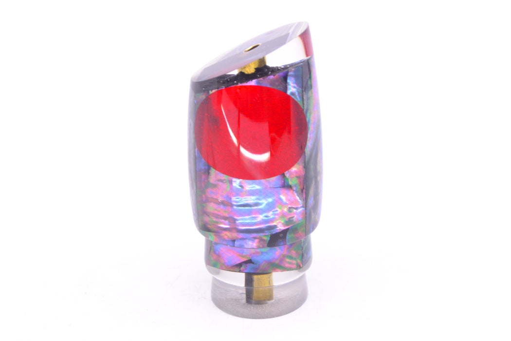 Koya Lures Blue-Purple Abalone Red Eyes Small Poi Dog 10" 3oz