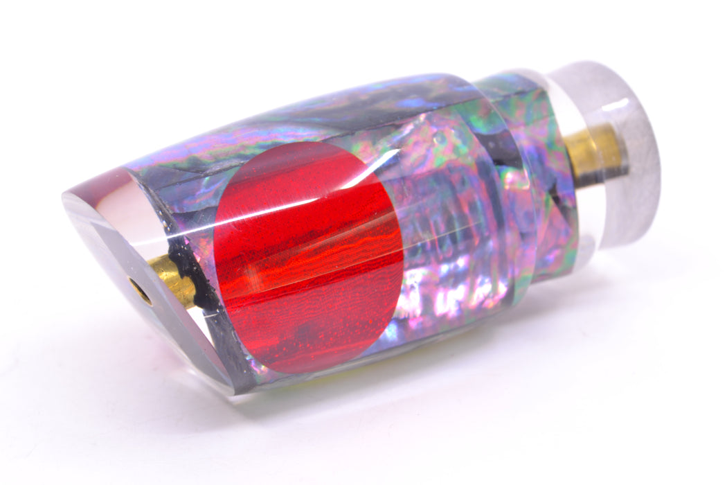 Koya Lures Blue-Purple Abalone Red Eyes Small Poi Dog 10" 3oz