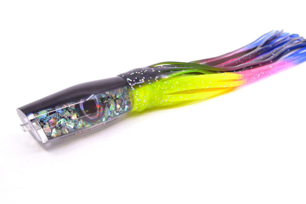 Moyes Lures S&P Black Back Taxi Eyes Small Dark-N-Stormy 9" 4.5oz Skirted Magic Johnson