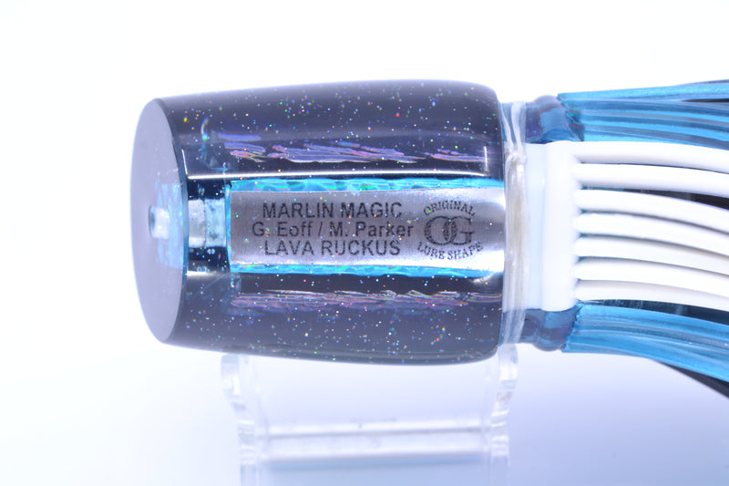 Marlin Magic/GMT Ice Blue-Akule Lava Black Back Ruckus + D-Flap Teaser Combo GZE