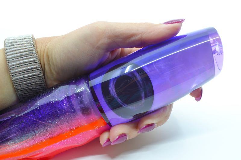 Moyes Lures Light Purple MOP Purple Back Large Plunger 14" 14oz Skirted