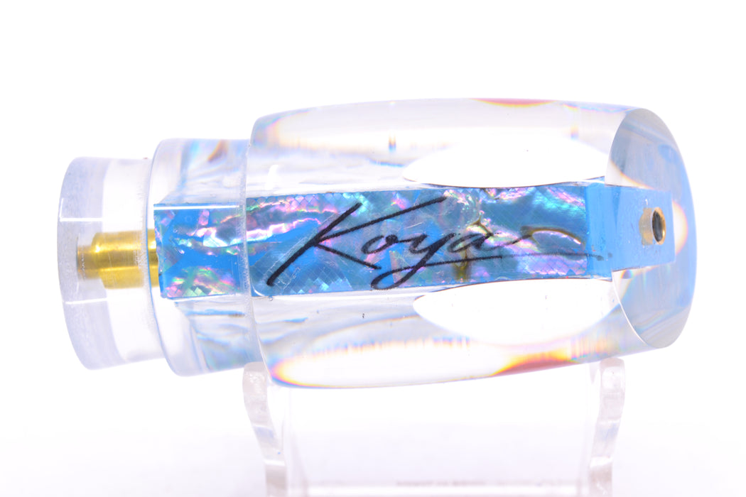 Koya Lures Ice Blue Awabi Red Eyes Small Poi Dog 10" 3oz