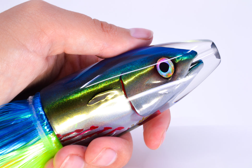 JB Signature Lures Bleeding Yellowfin Medium Barrel Bomb 9" 5.5oz Strobez