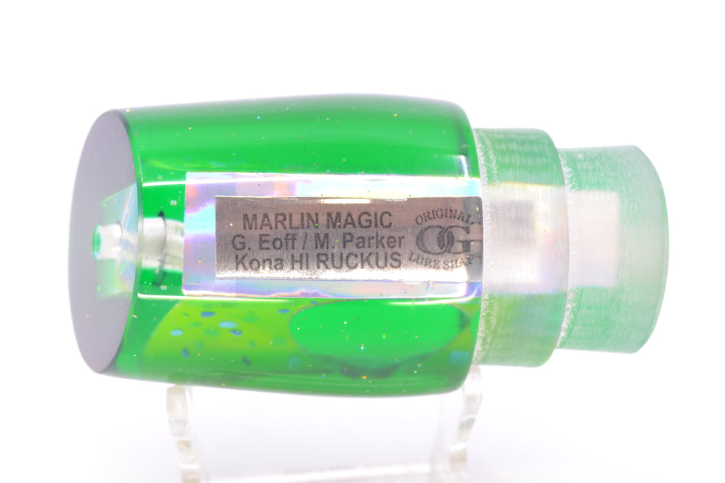 Marlin Magic Lures Mahi MOP Green Back Taxi Eyes Ruckus 12" 7.2oz