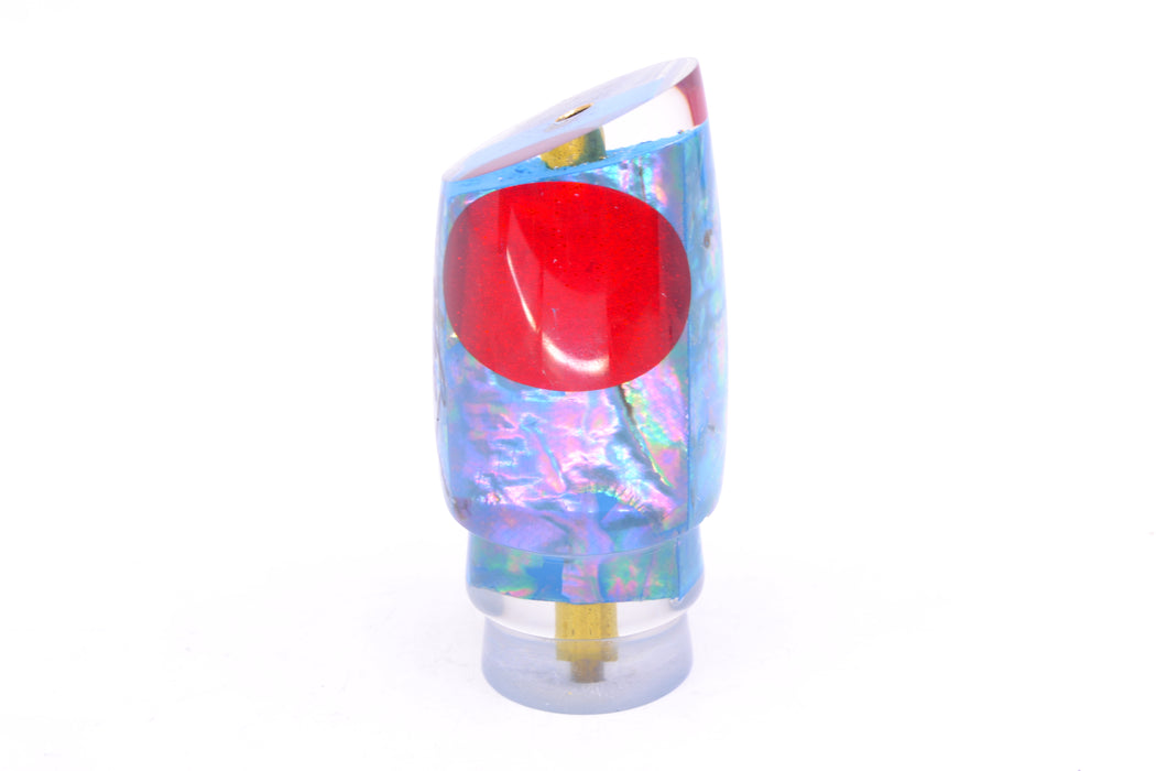 Koya Lures Ice Blue Awabi Red Eyes Small Poi Dog 10" 3oz